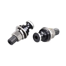 POSH 011102-06 Motorcycle Supplies, Aluminum Mega Short Turn Signal Stay, 1.0 inches (25 mm), Black