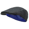 Borges & Scott The Sammy Irish Linen Flat Cap, granite