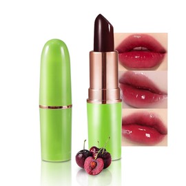 BINGBRUSH Red Cherry Color Changing Lipstick Set, Magic PH Mood Lipstick Long Lasting Moisturizing Lip Balm, Temperature Color Changing Lip Gloss,Hydrating Lip Care for Women