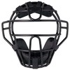 Zett BLM1240A Baseball Hard Catcher Mask, Black (1900)