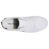 Nautica Sneakers Low-Top Lace Up Shoe for Boys Girls-Graves Youth-White