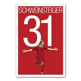 Bastian Schweinsteiger Poster - Bayern Munchen Soccer Art