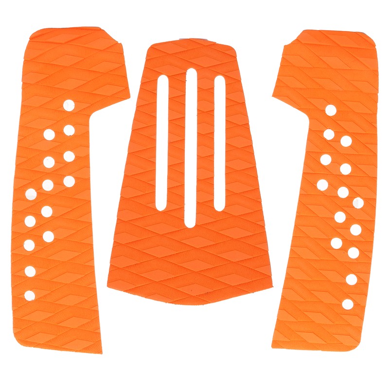 3 Pcs Surfboard Traction Pad AntiSkid MoistureProof Surf Deck Mat