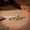 0.65mm/0.026in Silver Portable Chainsaw Depth Gauge File Guide Tool for