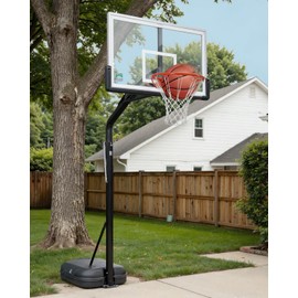 Heavy Duty Replacement Basketball Rim - 18" Solid Steel with Heavy-Duty Net, Pro-Grade Basketball Hoop Rim, Wall-Mount & Hoop Replacement, Double Spring Basketball Hoop Rim & Complete Installation Kit