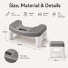 Toilet Foot Stool for Bathroom Posture – Anti-Slip Squatting Aid