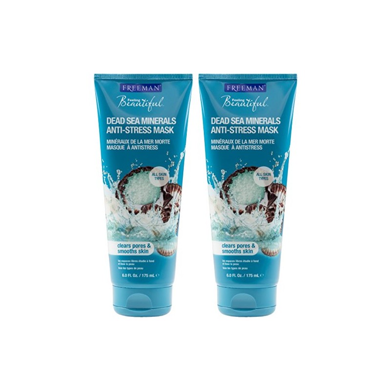 Freeman Feeling Beautiful Dead Sea Minerals Clay Mask, 6-Ounce, 2