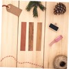 TEHAUX 6 pcs Textured Wooden Panels for DIY Crafts Durable