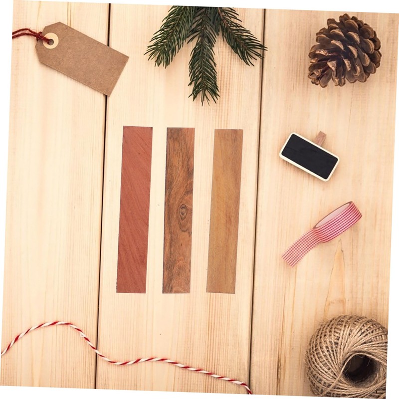 TEHAUX 6 pcs Textured Wooden Panels for DIY Crafts Durable