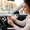 6 Pcs Pink Daisy Car Vent Clip Essential Oil Diffuser