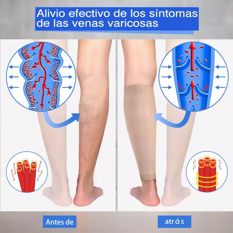 Medias De Compresion Venosa Pantorrilla Circulation Calcetas