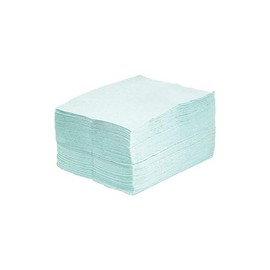 Absorbent Pad, Absorbs 26.3 gal. Universal, PK 100, Green