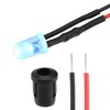 uxcell 5Set DC 12V 5mm Pre Wired LED with Holder,