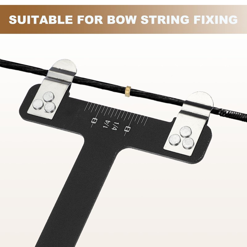 sourcing map Bow String Nocking Points 6x3x6 mm Bow String