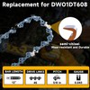 12-Inch Chainsaw Guide Bar and Chain Combo Compatible with DeWalt