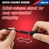 Rizom 3-Piece Quick Release Impact Bit Holders, 1/2 3/8 1/4-Inch