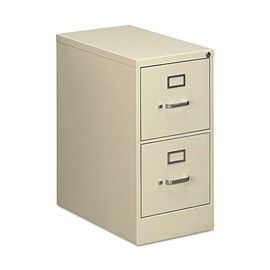 Alera Two-Drawer Economy Vertical File, 2 Letter-Size File Drawers, Putty, 15" x 25" x 28.38"