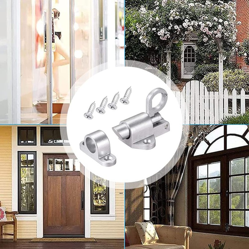 2 Pcs Spring Latch Bolt,Automatic Latch Lock,Spring Latch Lock,Automatic Spring