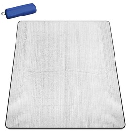 ISEFUJI Aluminum Sheet, Aluminum Mat, Leisure Sheet, Picnic Mat, Thick, Large, Camping, Insulation, Heat Shield Sheet, Waterproof, Cold Protection, Disaster Prevention, Storage Bag Included, Thickness