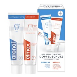 aronal And elmex Double Protection Toothpaste, 1 x Double Pack ,1 x 150 ml