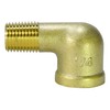 Flowbar Brass Threaded Fitting Street Elbow GSL-02-BS 1/4