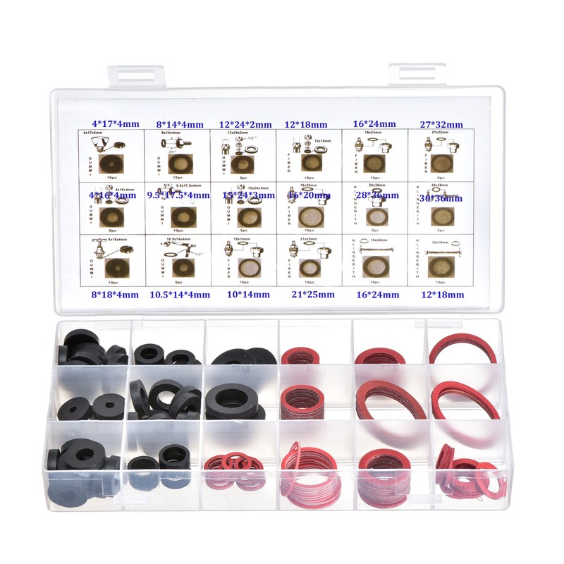 Yenghome 140 Pcs Rubber Sealing Washer Assortment Kit 18 Popular
