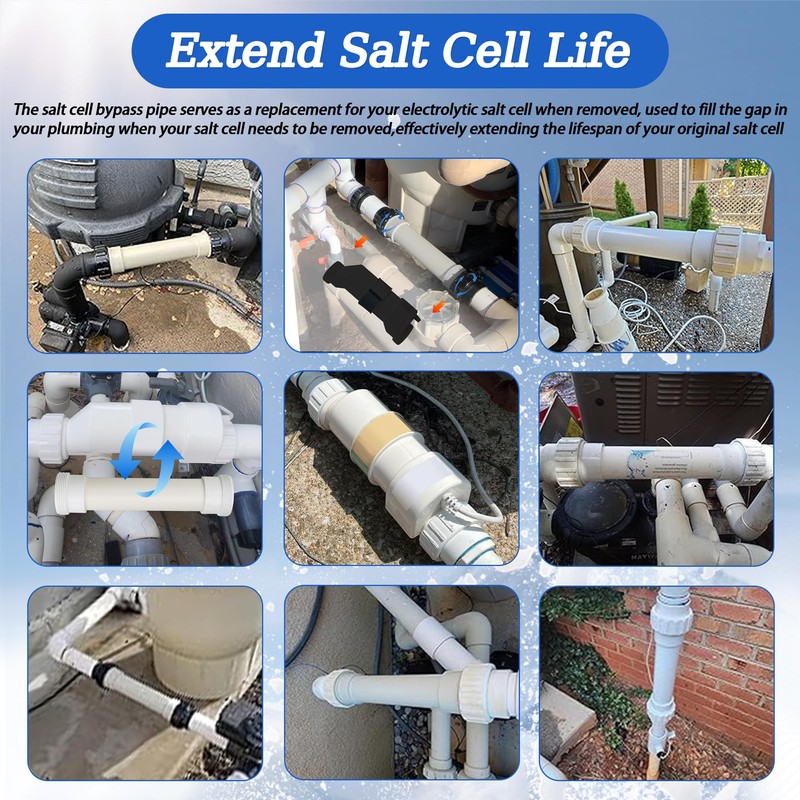 Rugam Pool Salt Bypass Dummy Cell Compatible with Hayward Salt