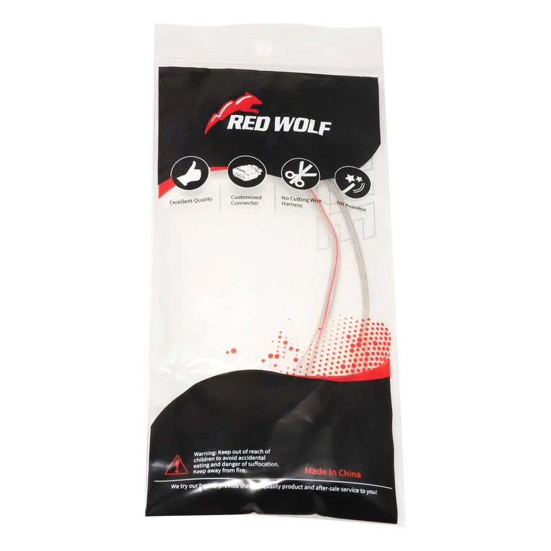 RED WOLF Car Door Speaker Wiring Harness Connector for 2011-2021