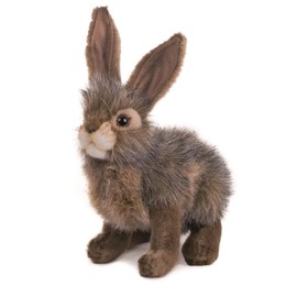 Black Tailed Rabbit Plush Soft Toy 23cm