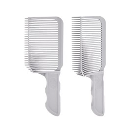 KGDUYC Pack of 2 Barber Combs for Men - Professional Hair Cutting Comb, Hairdressing Comb, Adjustable Hair Cutting Stencil, Hair Cutting Tool Ideal for Self-Haircuts