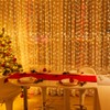 Jsdoin Curtain Lights 3m×3m 300LED Fairy Lights with 8 Modes
