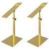 VIDAYA Gold Shoe Display Stand, Stainless Steel Shoe Display Risers