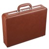 Hard Attache Expandable Briefcases/Mens Hard-sided Laptop Brief Case with Combination