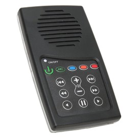 Talking Bible, Electronic Holy Bible Audio Player, Built in 8GB Capacity, Solar Charging Portable Sound Bible Player for Bible Listener (English KJV with French with Aramaic)