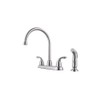Pfister Pfirst Series Kitchen Sink Faucet with Side Sprayer, 2-Handle,