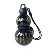 YIKANGHENG Gourd Water Bottle, 25oz Black Plastic Water Cup with