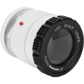 Lupa de Joyería 30X con Luz LED y UV Ajustable Portátil