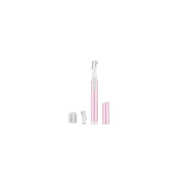 US粉色002 Aisleek Eyebrow Trimmer, Facial Hair Trimmer Precision Detailer with