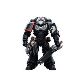 JOYTOY 1/18 Warhammer 40,000 Action Figure Raven Guard Intercessors Sergeant Rychas 4Inch Collection Model