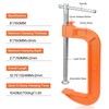 Lytool 6 Inch Quick Release C Clamp with Button for