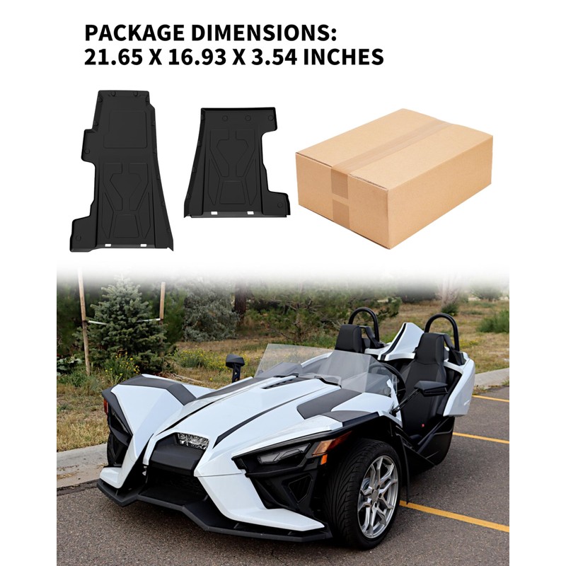 VEISUTOR TPE Floor Mats for Polaris Slingshot 2020-2022, Replace #2889323