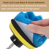 HARFINGTON Buffing Sponge Pads 5" Polishing Wheel Waffle Finishing Grip