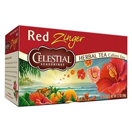 Celestial Seasonings Tea Caffeine Free Herbal Tea, Red Zinger 20 ea