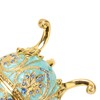 Egg Trinket Box Enamelled Jewelry Box Zinc Alloy Exquisite Jewelry