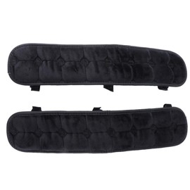 SEWACC 1 Pair of Armrest Pads for Office Chairs Armrest Covers for Office Gaming Chairs Elbow and Forearm Support 17.71 x 3.93 Inches Black