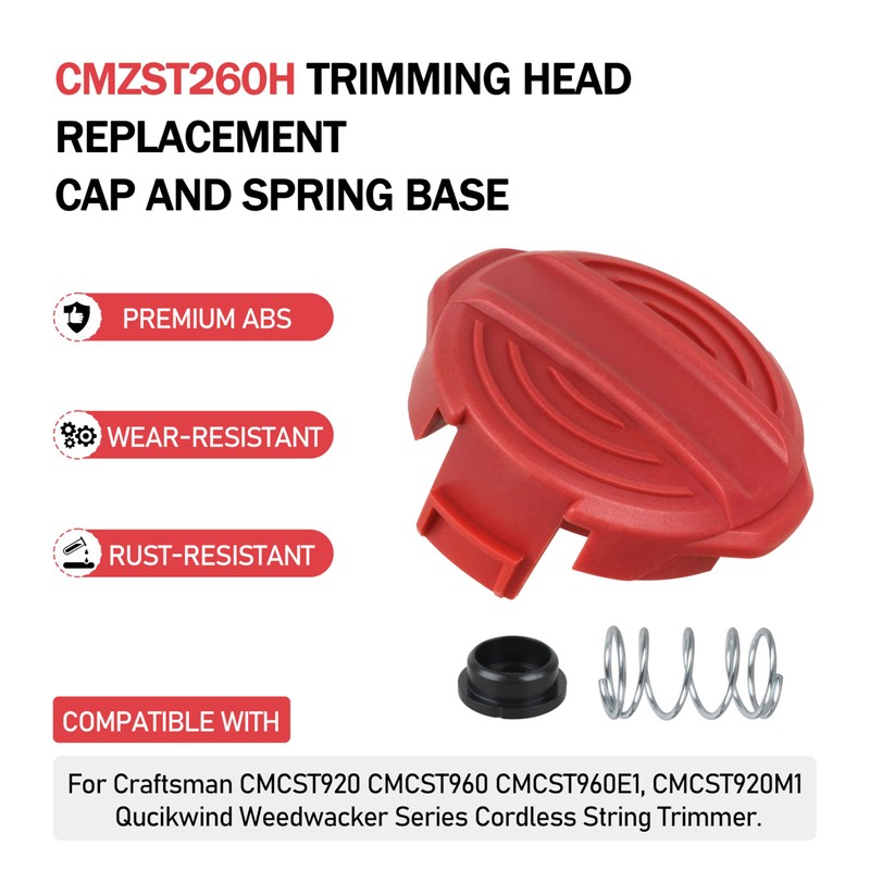 131763310 String Trimmer Spool Cap Replacement for Craftsman CMCST920 and