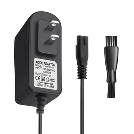 Cable de alimentación de 5 V Ceenwes - Cargador de cortaúñas para perros de bajo ruido, recargable, herramientas de aseo inalámbricas, JOVNO 5V 1A adaptador de cargador de pared con cepillo de limpieza de afeitadora de 6.5 pies