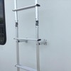 KUAFU Universal RV Exterior Motorhome Straight Ladder RV Rear Ladder