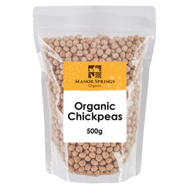 Organic Chickpeas 500g by Manor Springs Organic