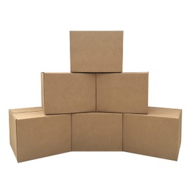 UBMOVE Large Moving Boxes 20'' x 20'' x 15'' (Pack of 6), Corrugated Cardboad Boxes For Packing, Shipping, Packing & Moving
